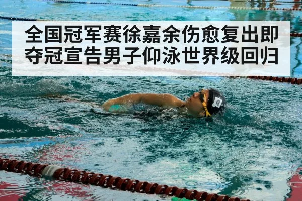 全国冠军赛徐嘉余伤愈复出即夺冠宣告男子仰泳世界级回归
